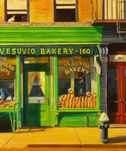 Vintage Bakery Shop paint by numbers
