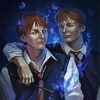 Fred And George Weasley paint by numbers