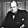 Black And White Winston Churchill paint by numbers