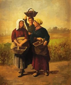 Women At The Harvest paint by numbers