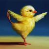 Yoga Baby Chick paint by numbers