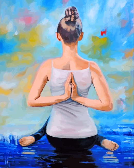 Yoga Girl Art paint by numbers