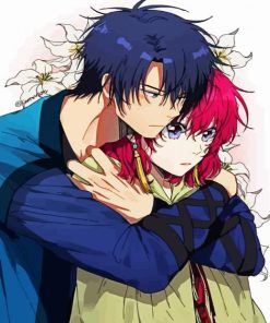 Hak Son Hugging Yona paint by numbers