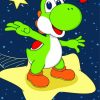 Yoshi Dinosaur paint by numbers