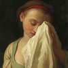 Young Girl Crying paint by numbers