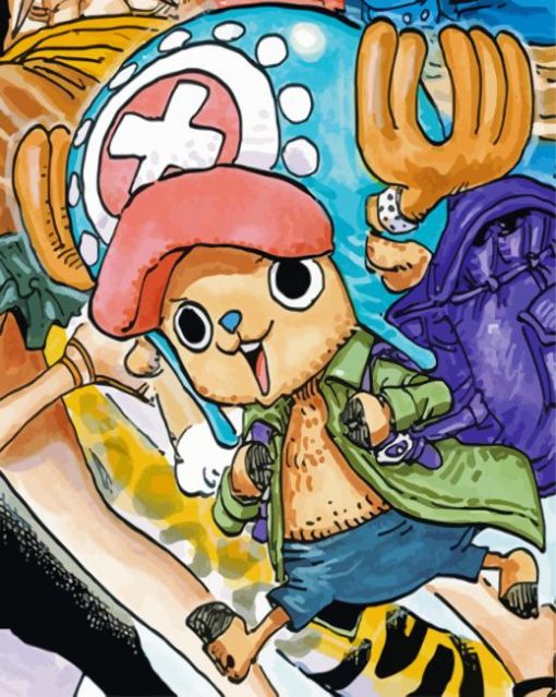 Chopper Character paint by numbers