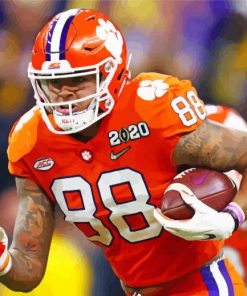 Player Of Clemson Tigers paint by numbers