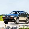 Aesthetic Delorean Car paint by numbers