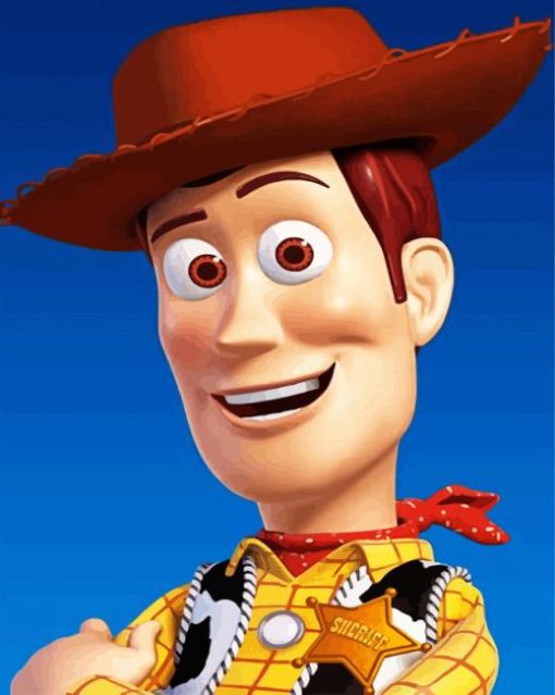 Sherif Woody paint by numbers