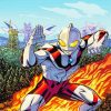Ultraman Poster paint by numbers
