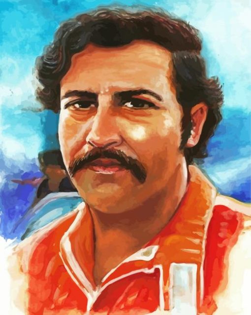 Colombian Pablo Escobar paint by numbers