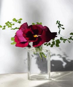 Flower In Glass paint by numbers