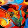 Aesthetic Guitar Art paint by numbers