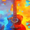 Guitar Music Instrument paint by numbers