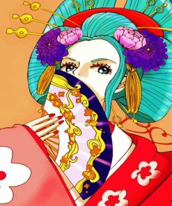 Asian Anime Girl paint by numbers