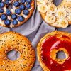 Bagels With Fruits paint by numbers