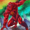 Beast Man Super Villain paint by numbers