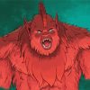 Beast Man paint by numbers