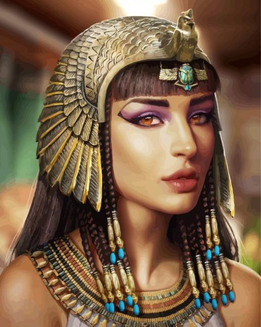 Gorgeous Cleopatra paint by numbers