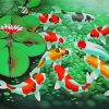 Beautiful Koi Fishes paintt by numbers