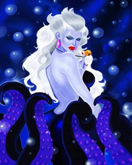 Beautiful Ursula Art paint by numbers