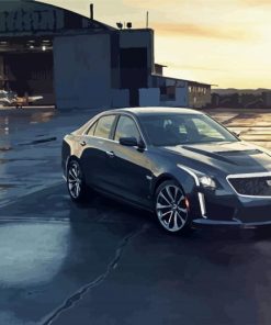 Cadillac CTS V paint by numbers