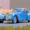 Classic Blue Coupe Car paint by numbers