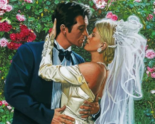 Bride And Groom paint by numbers