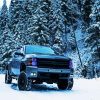 Chevy Silverado In Snow paint by numbers