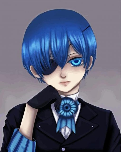 Ciel Phantomhive paint by numbers