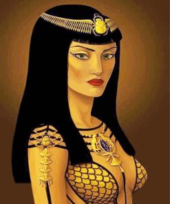 Egyptian Cleopatra paint by numbers