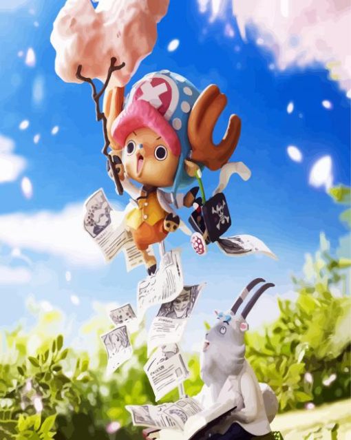 Cute Chopper Character paint by numbers