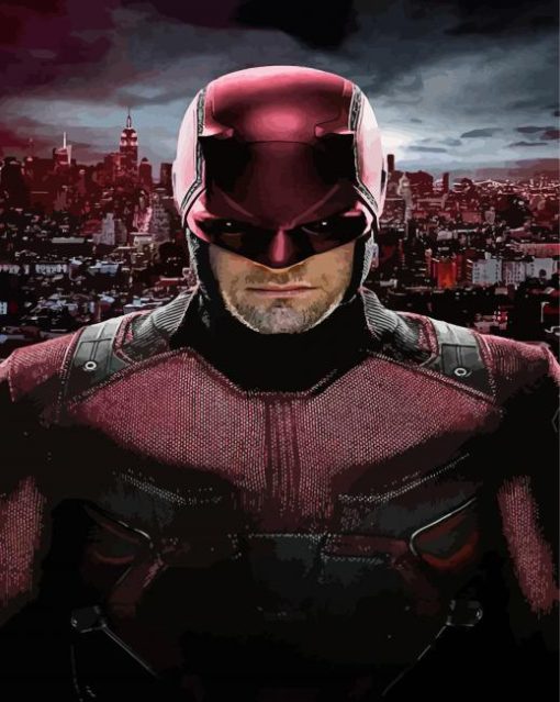 Daredevil Character paint by numbers