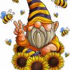 Dwarf And Bees paint by numbers