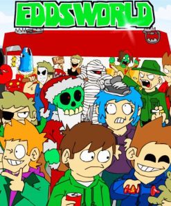 Eddsworld Series Characters paint by numbers