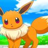 Eevee Anime Character paint by numbers