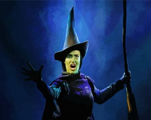 Elphaba Character paint by numbers