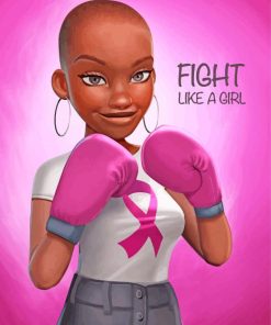 Fight Like A Girl paint by numbers