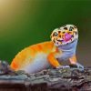 Funny Gecko Lizard paint by numbers