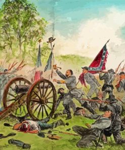 Gettysburg Battle paint by numbers