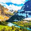 Aesthetic Glacier National Park paint by numbers