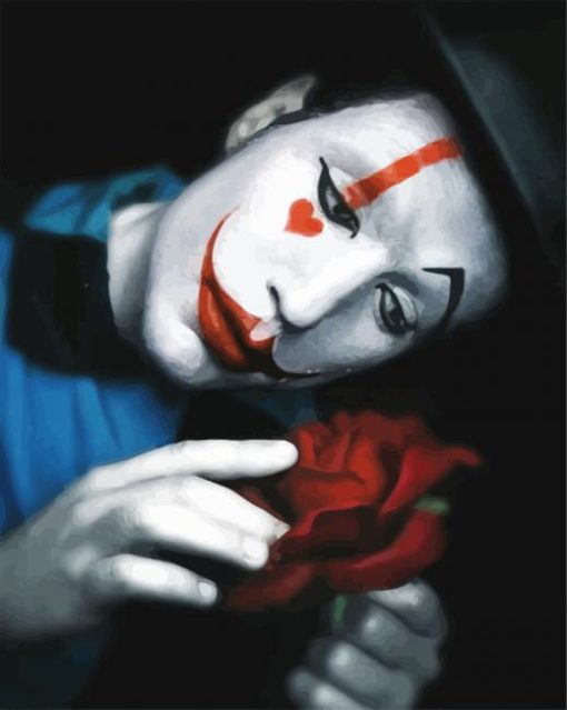 Joker Clown paint by numbers