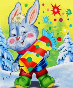 Naughty Rabbit paint by numbers