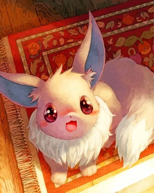 Eevee Pokemon Character paint by numbers