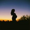 Pregnant Woman Silhouette paint by numbers