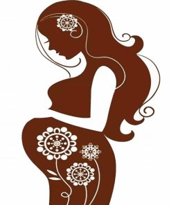 Pregnant Woman Art paint by numbers