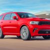 Red Durango Car paint by numbers