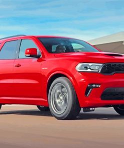 Red Durango Car paint by numbers
