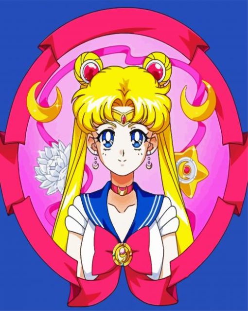 Tsukino Sailor Moon paint by numbers