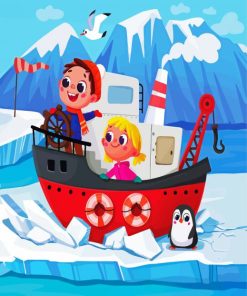 Snow Pirates paint by numbers